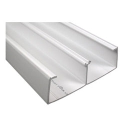 LEGRAND Wiremold 5400TB Nonmetallic Raceway Base 2 Comp Ivory