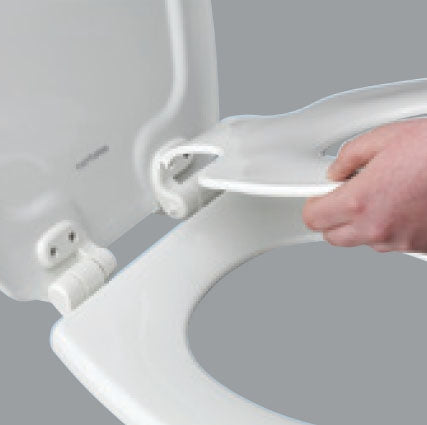 BEMIS Bemis Manufacturing 483SLOW-006 Toilet Seat Closed Front, Round