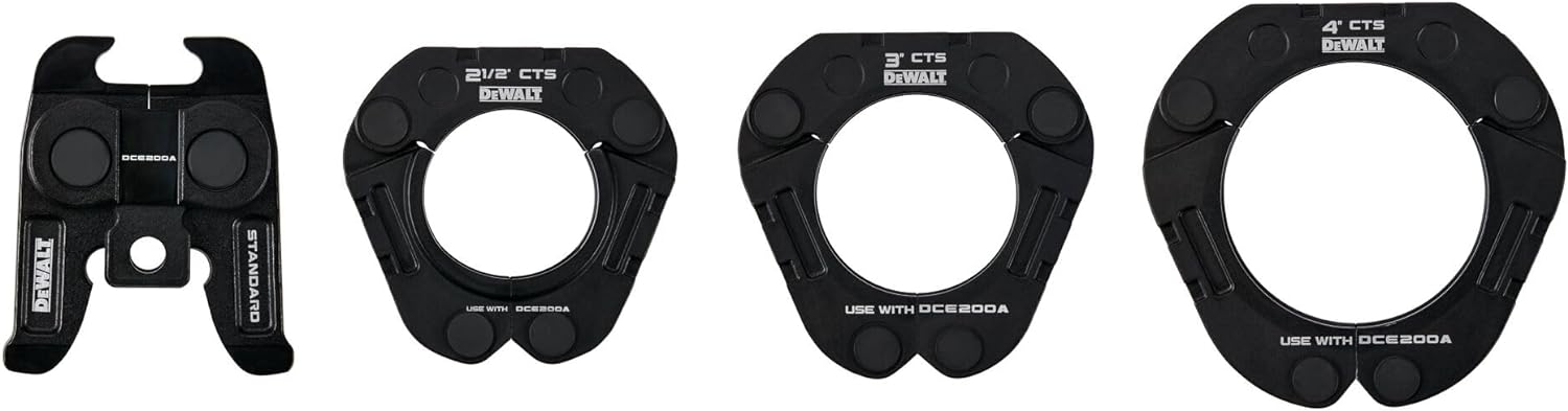 DEWALT DeWALT DCK201K Press Kit Tool Kit, Press Rings and Jaw, 2-1/2 to 4 Inch