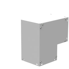 MILBANK Milbank 66L90S 10x6.125x10 Wireway Elbow 90 Side Wall Access ANSI 61 Gray Steel
