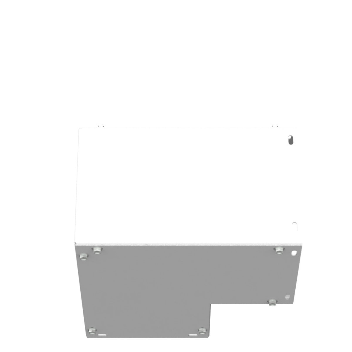MILBANK Milbank 66L90S 10x6.125x10 Wireway Elbow 90 Side Wall Access ANSI 61 Gray Steel