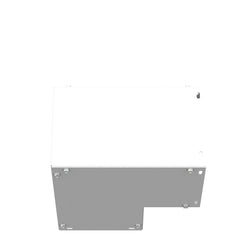 MILBANK Milbank 66L90S 10x6.125x10 Wireway Elbow 90 Side Wall Access ANSI 61 Gray Steel