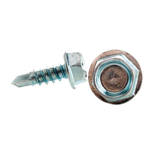 MINERALLAC Minerallac 79032J Self-Drilling Tek Screw, #10-16 x 2 in, Hex Washer Head