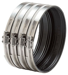 MISSION RUBBER Mission Rubber 1802016 Cast Iron Coupling DWV No-Hub 2 inch x 2 inch