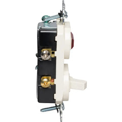 LEGRAND Pass & Seymour 692LAG Single-Pole Combination Switch and Pilot Light, Light Almond