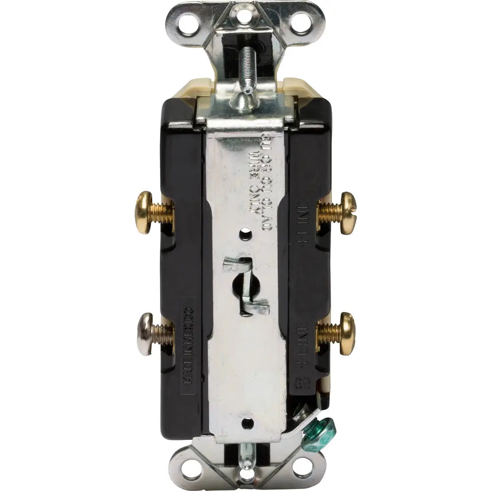 LEGRAND Pass & Seymour 692IG Single-Pole Combination Switch and Pilot Light, Ivory - 10 Pack