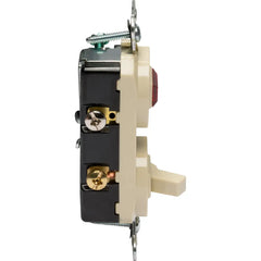 LEGRAND Pass & Seymour 692IG Single-Pole Combination Switch and Pilot Light, Ivory - 10 Pack