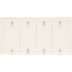 LEGRAND Pass & Seymour SP43I Blank Plate Box Mounted 4-Gang Ivory