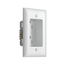 LEGRAND Pass & Seymour R885TRWCC6 Recessed Tamper-Resistant Duplex Receptacle 15A 125 VAC