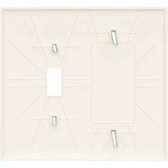 LEGRAND Pass & Seymour TPJ113I Combination Openings, 1 Toggle Switch and 1 Blank, 2-Gang, Ivory