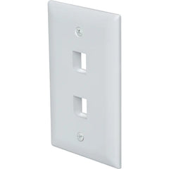 LEGRAND Pass & Seymour WP3402-WH Legrand-Pass & Seymour Single-Gang, 2-Port Wall Plate, White