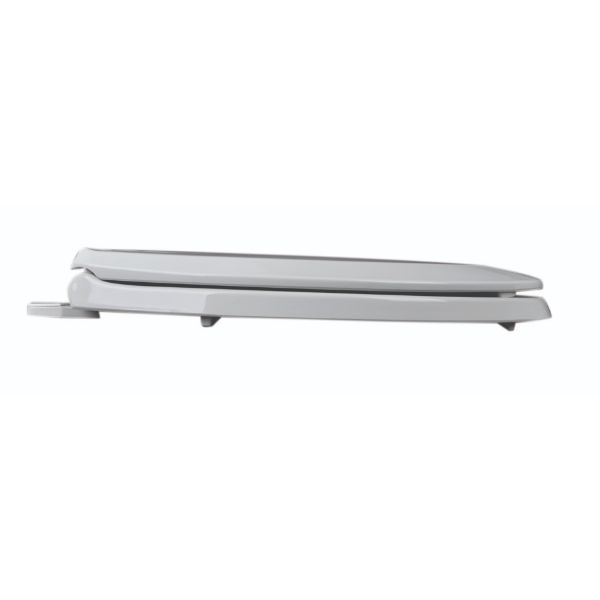 PLUMBING TECHNOLOGIES Plumbing Technologies 231-00 PlumbTech Elongated Plastic Top Mount Toilet Seat with Adjustable Release N Clean Hinge