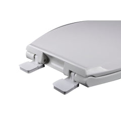PLUMBING TECHNOLOGIES Plumbing Technologies 231-00 PlumbTech Elongated Plastic Top Mount Toilet Seat with Adjustable Release N Clean Hinge