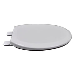 PLUMBING TECHNOLOGIES Plumbing Technologies 260-00 Round Plastic Top Mount Slow Close Toilet Seat with Adjustable Release 'N' Clean Hinge
