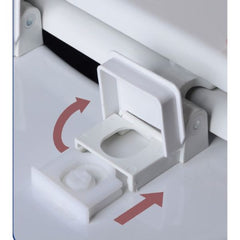 PLUMBING TECHNOLOGIES Plumbing Technologies 260-00 Round Plastic Top Mount Slow Close Toilet Seat with Adjustable Release 'N' Clean Hinge