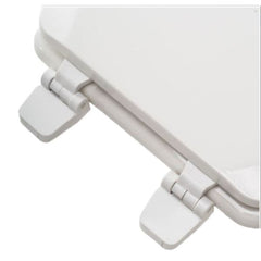 PLUMBING TECHNOLOGIES Plumbing Technologies 103-00 PlumbTech Residential Round Molded Wood Toilet Seat with Easy Release 'N' Clean Hinge, White