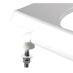 PLUMBING TECHNOLOGIES Plumbing Technologies 461SSC-00AM Baby Bowl Juvenile Elongated Commercial Toilet Seat with Check Hinge Open Front Less Cover