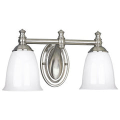 PROGRESS LIGHTING Progress Lighting P3028-09 Victorian 7-1/4 in. 100 W 2-Light Medium Bracket