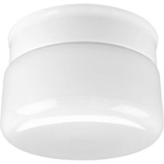 PROGRESS LIGHTING Progress Lighting P3516-30 White Glass 1-60W MED FITTER CTC WH