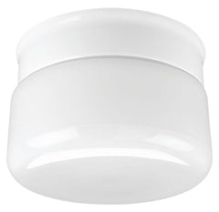 PROGRESS LIGHTING Progress Lighting P3516-30 White Glass 1-60W MED FITTER CTC WH