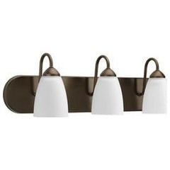 PROGRESS LIGHTING Progress Lighting P2708-20 Gather 3 Light 100W Bath Fixture Antique Bronze