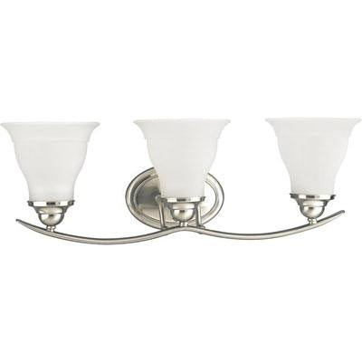 PROGRESS LIGHTING Progress Lighting P3192-09 Trinity 3-Light Bath Fixture 100W