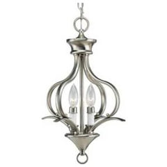 PROGRESS LIGHTING Progress Lighting P3806-09 2-60W Candelabra Lamp Hall & Foyer