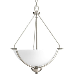 PROGRESS LIGHTING Progress Lighting P3912-09 Bravo 3 Light 100W Pendant Brushed Nickel