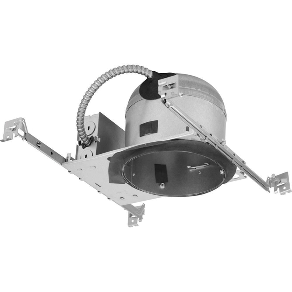 PROGRESS LIGHTING Progress Lighting P806S-N-MD-ICAT Air-Tight IC New Construction Shallow Recessed Housing 120 Volt Unfinished