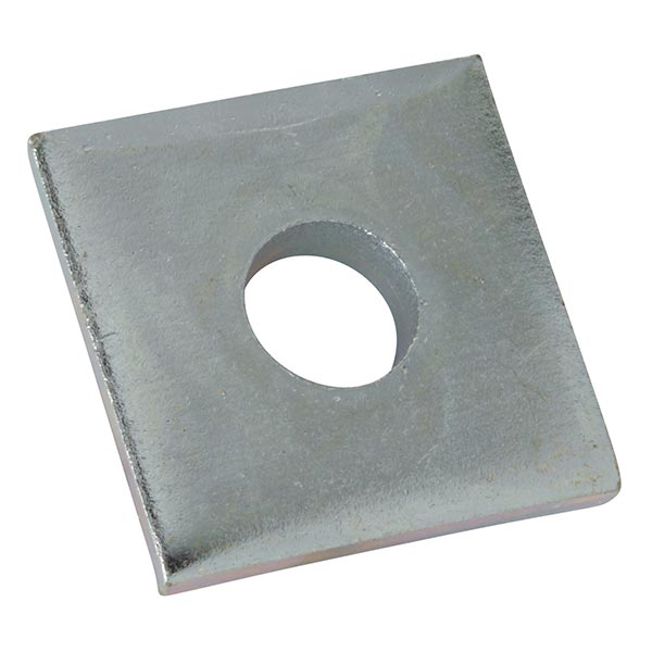 SUPERSTRUT Superstrut AB241-1/4EG Washer, Square, Size 1-1/2 Inches x 1-1/2 Inches, Bolt Size 1/4 Inch, Thickness 1/8 Inch