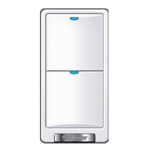 LEGRAND Wattstopper LMSW-102-W Wall Mount 2 Button Digital Switch 24-Volt DC 5-Milli-Amp White