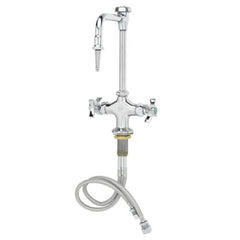 T&S BRASS T&S Brass BL-5700-08 Lab Mixing Faucet, Rigid Vac. Breaker Nozzle, Serrated Tip