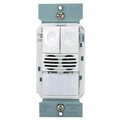 LEGRAND Wattstopper DSW-302-W Dual Technology (PIR/Ultrasonic) Dual Relay Occupancy Sensor 20-ft x 20-ft 120/277 Volts AC