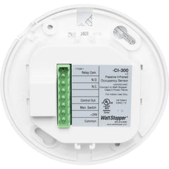WATTSTOPPER Wattstopper CI300 Low Voltage PIR Ceiling Occupancy Sensor 1200 Square Feet 24 VDC