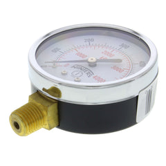 WINTERS INSTRUMENTS Winters Instruments PEM218 2-1/2 PEM Dual Scale Economy Pressure Gauge (0-600 PSI)