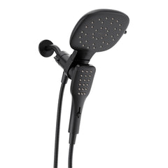 MOEN Moen 220C5EPBL Moen Verso Matte Black Infinite 7 Diameter Spray Head Standard With Handshower