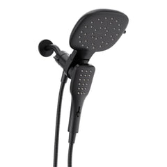 MOEN Moen 220C5EPBL Moen Verso Matte Black Infinite 7 Diameter Spray Head Standard With Handshower
