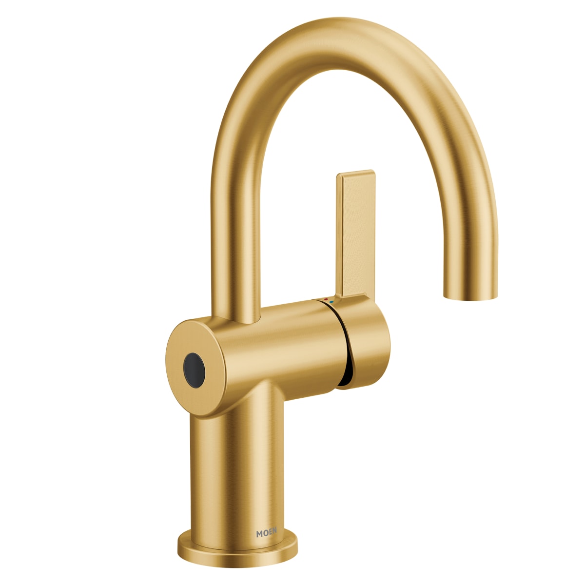 MOEN Moen 6221EWBG Cia Single Handle Monoblock Bathroom Sink Faucet in Brushed Gold