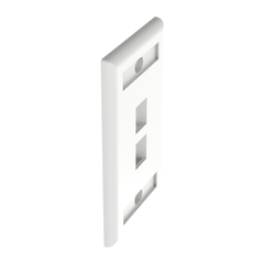 NETKEY Panduit NK2FWHY 2-Port 1G Flmt Fceplt