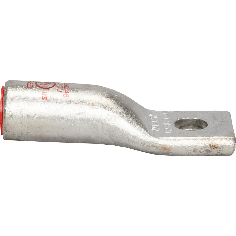 NSI NSI AL250-48 Single-Hole Aluminum Barrel Compression Lug, Red, 250MCM, 1/2 Mount