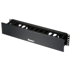 PATCHLINK PatchLink WMPHF2E Cable Manager Horizontal Front Only Bend Radius Clips 2RU 3.5 H x 19 W x 3.7 in. D