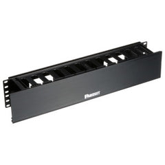 PATCHLINK PatchLink WMPHF2E Cable Manager Horizontal Front Only Bend Radius Clips 2RU 3.5 H x 19 W x 3.7 in. D