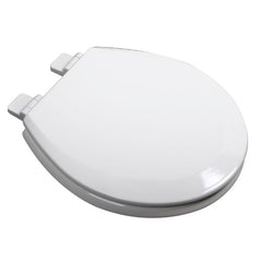 PLUMBING TECHNOLOGIES Plumbing Technologies 153-02 PlumbTech Slow Close Premium Round Molded Wood Toilet Seat Biscuit