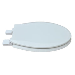 PLUMBING TECHNOLOGIES Plumbing Technologies 125-00 Round Molded Wood Toilet Seat with Release 'N' Clean Hinge