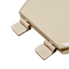 PLUMBING TECHNOLOGIES Plumbing Technologies 126-03 PlumbTech Elongated Molded Wood Toilet Seat with Release 'N' Clean Hinge Almond