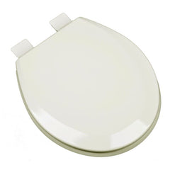 PLUMBING TECHNOLOGIES Plumbing Technologies 125-02 PlumbTech Round Molded Wood Toilet Seat with Release 'N' Clean Hinge