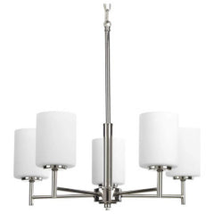 PROGRESS LIGHTING Progress Lighting P4319-104 Replay 5-100W Med Chandelier