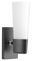 PROGRESS LIGHTING Progress Lighting P300061-031 Zura 100W 1-Light Medium E-26 Incandescent Vanity Fixture in Black