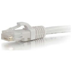 QUIKTRON Quiktron 576-A25-010 Cat 6a Network Patch Cable 10 ft L White