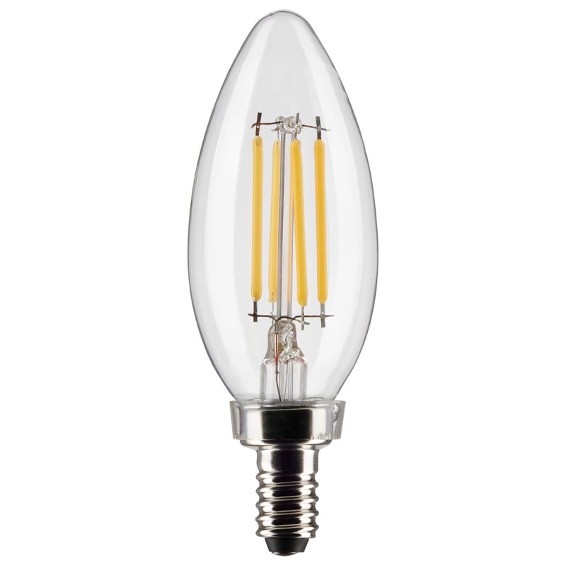 SATCO-NUVO Satco S21264 4 Watt LED Lamp B11 Candelabra Base 2700K 120 Volt